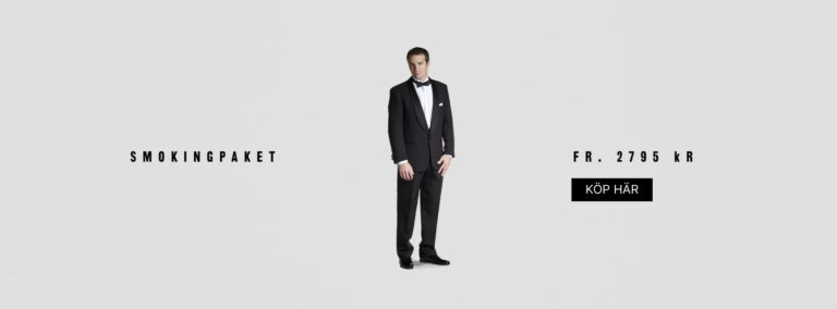 En man i Smokiingpaket från Blacktie.se