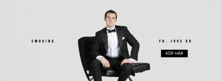 En man i Smoking från Blacktie.se