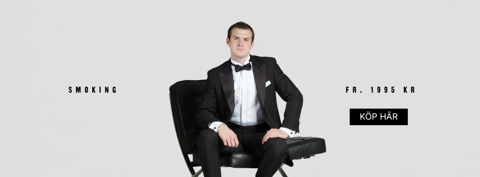 En man i Smoking från Blacktie.se